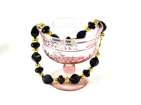 Signed Napier Chunky Beaded Statement Necklace, 1… - image 4