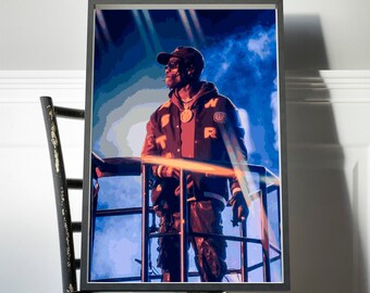 Travis Scott Minimalist Poster - Etsy