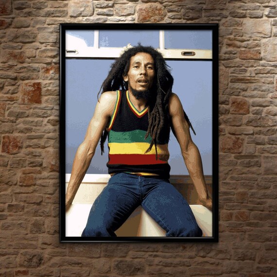 Bob Marley Reggae Music Legend Giant Wall Art New Poster Print Picture