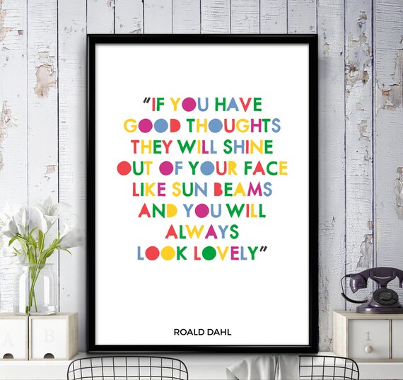 gift art wallart poster The Twits print Roald Dahl prints posters