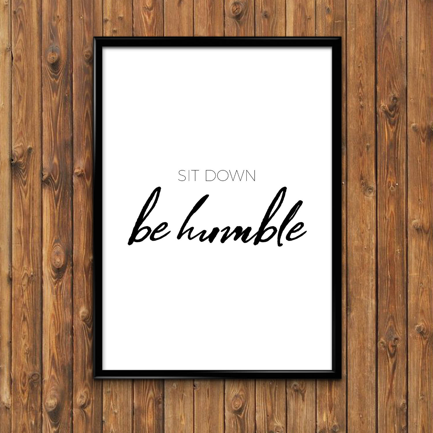 Sientate Se Humilde Impresion De Carteles Kendrick Lamar Etsy