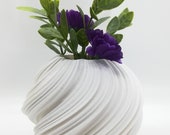 Unique Wall Planter Air Plant Holder Vertical Garden Indoor Planter White Wall Mounted Geometric Organic Coral Flowing Planter For Wall