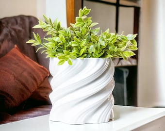 Keramische plantenpot: modern, minimalistisch ontwerp voor vetplanten en kleine planten