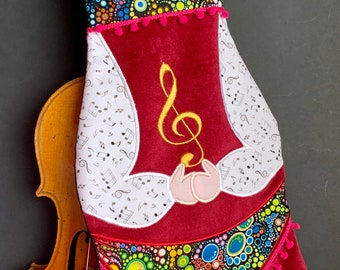 Violin blanket "Music Girls"