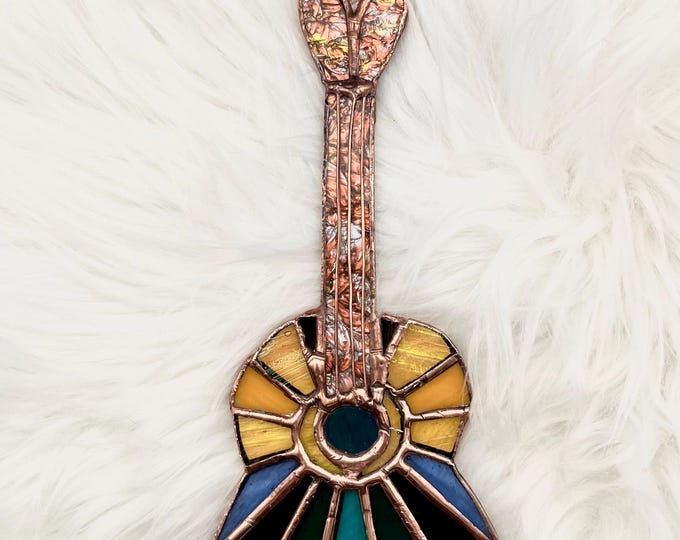 Stained glass guitar