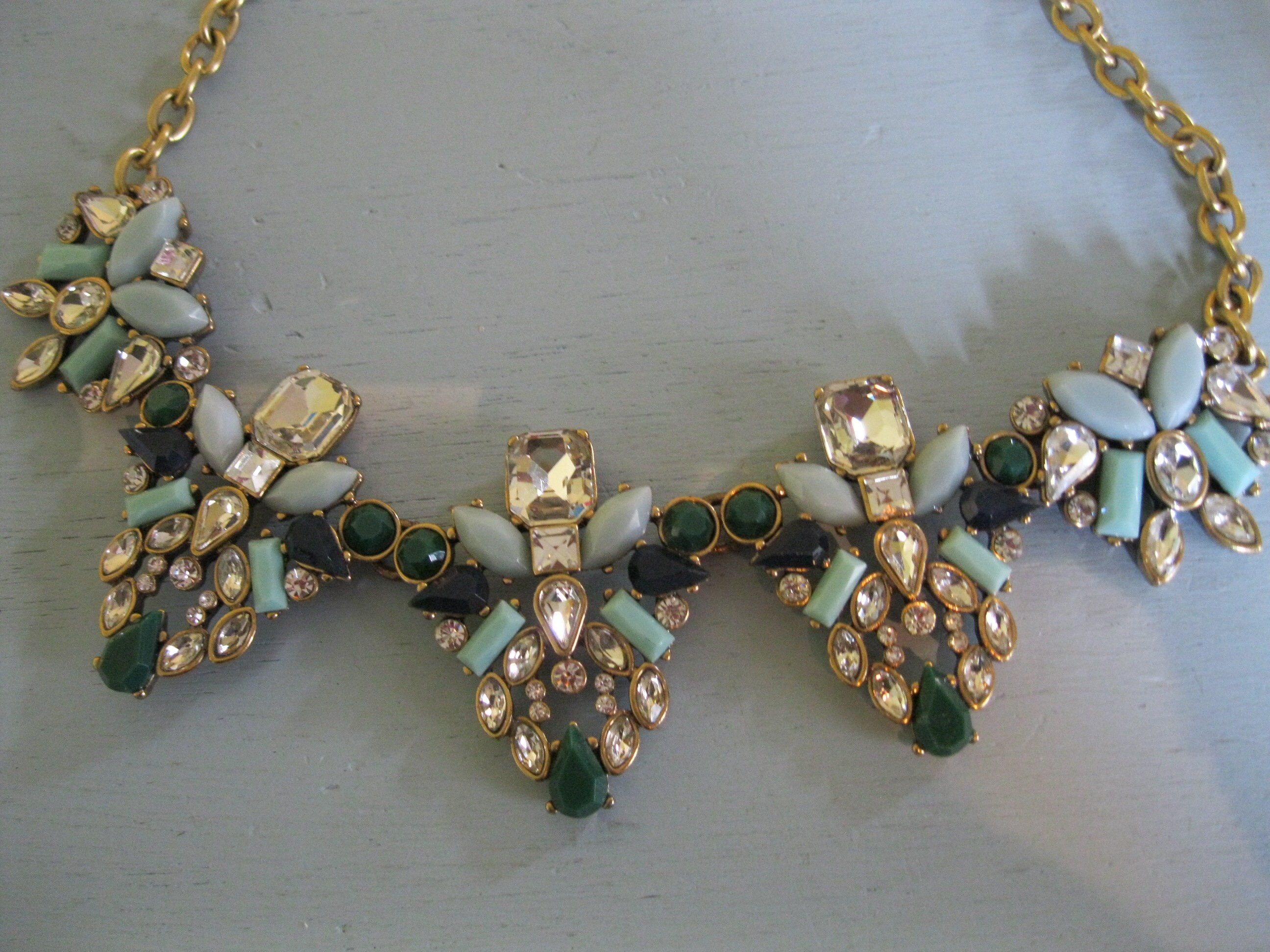 J Crew Vintage Rhinestone Necklace 
