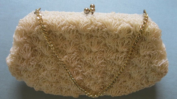 Beaded Evening Handbag / Vintage Ladies Purse - image 1