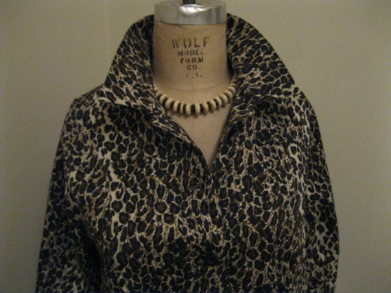 Laura Ashley Jacket / Vintage Cotton Jacket / Leo… - image 1