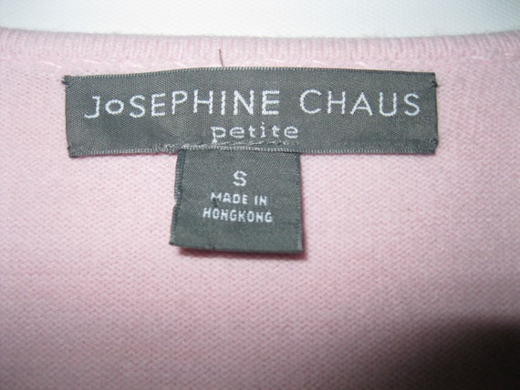 Fancy Dusty Rose / Pink Sweater With Rhinestones … - image 6