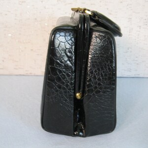 Black Faux Alligator Skin Handbag Creations by International Vintage ...