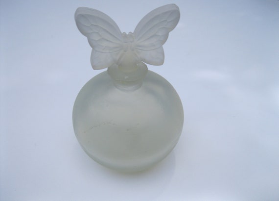 Opalescent Butterfly Perfume Bottle / Chamart Fra… - image 1
