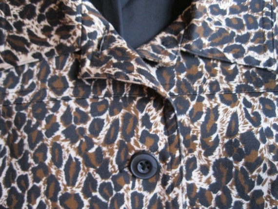 Laura Ashley Jacket / Vintage Cotton Jacket / Leo… - image 4