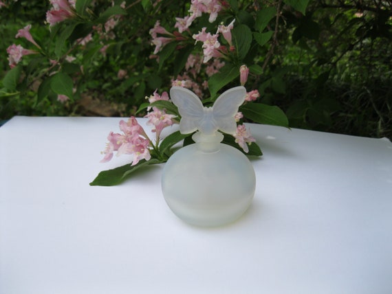 Opalescent Butterfly Perfume Bottle / Chamart Fra… - image 3