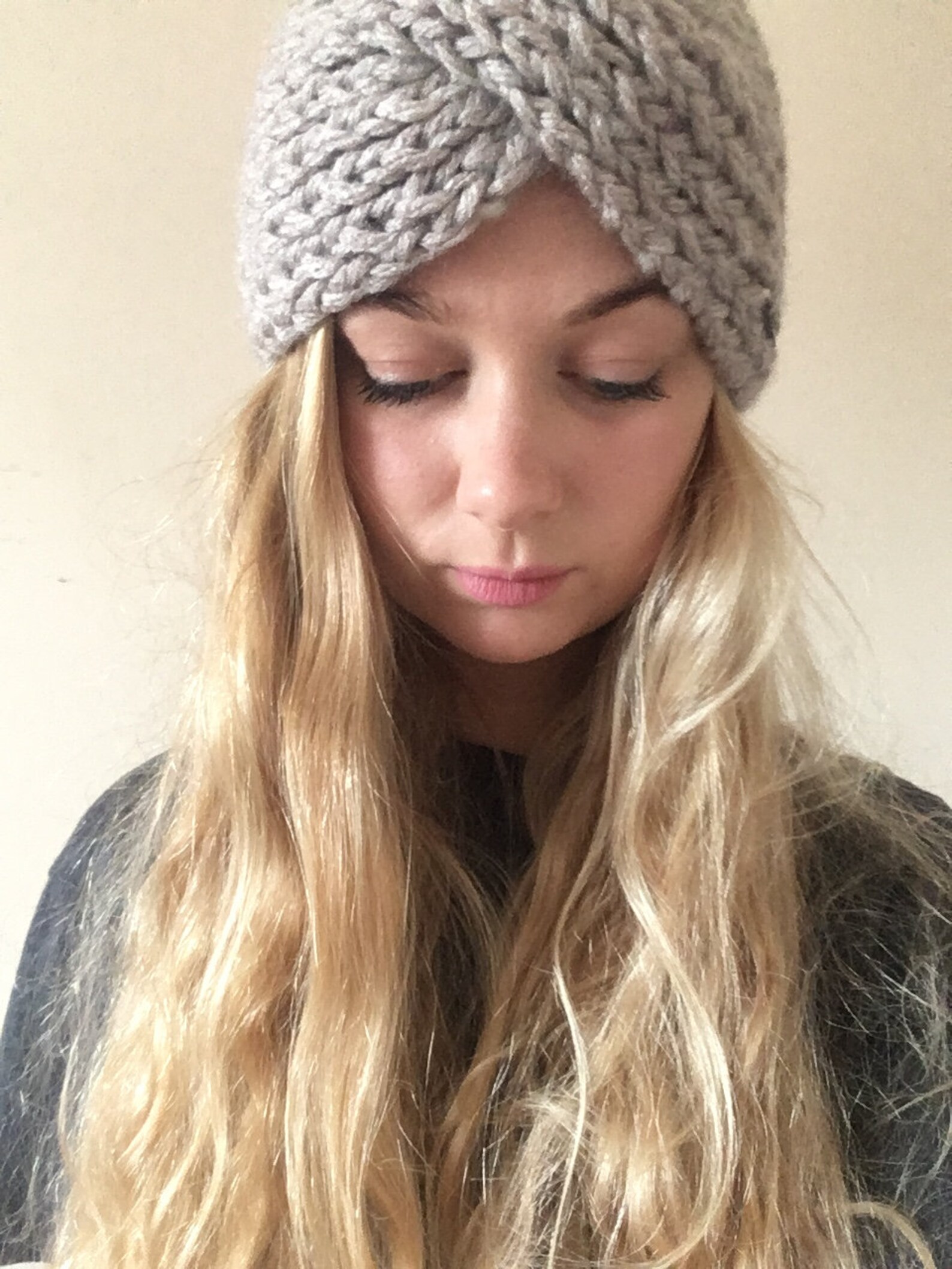 2 in 1 Twist Headband KNITTING PATTERN Super Chunky Knit Etsy