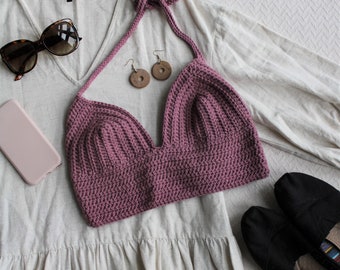 Crochet Bralette: CROCHET PATTERN, The Isabella Bralette, Summer Crochet, Moloneymakes