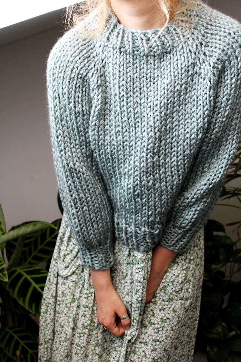 Super Chunky Jumper KNITTING PATTERN Your New Favourite Etsy