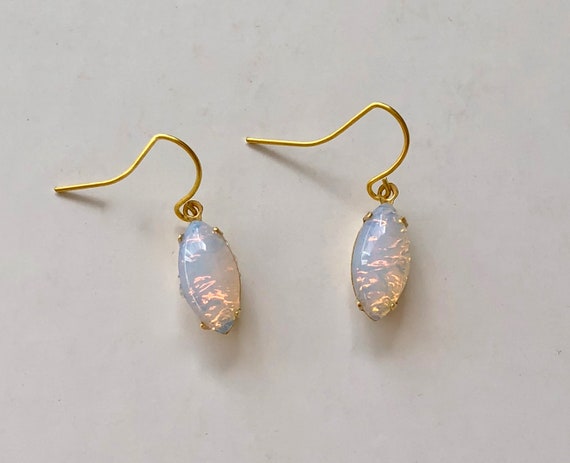 fire opal earrings