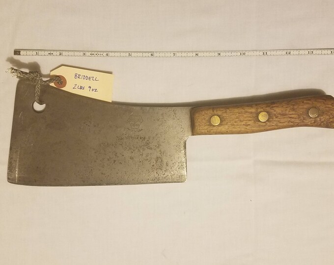 Vintage Briddell of Crisfield Meat Cleaver No. 800A Heavy Etsy