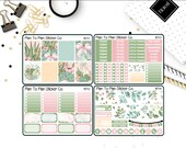 1571 Sweet Succulent 4 PG Weekly Kit Planner Stickers.