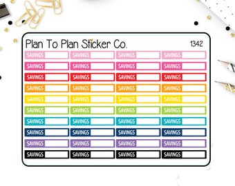 1280~~TV Tonight Boxes Planner Stickers.