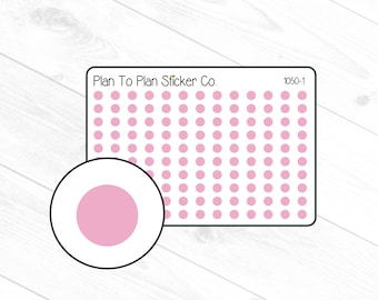 1050~~Tiny Dots (TEN COLORS) Planner Stickers.