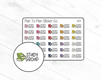 1037~~Study Group Planner Stickers.