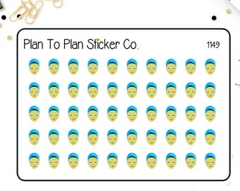 1149~~Facial Mask Planner Stickers.