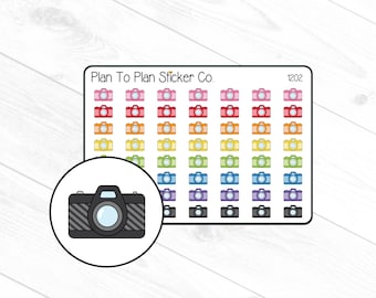 1202~~Camera Planner Stickers.