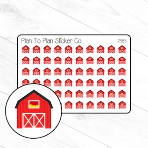2583~~Barn Planner Stickers.