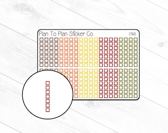 2168~~Fall Checklist Strips  Planner Stickers.