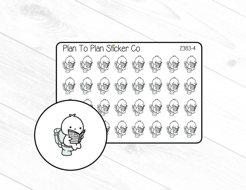 2383-4~~pooping Planner Stickers. - Etsy