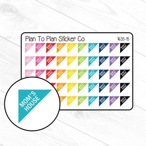 1635-15~~Mom&#39;s House Corner Planner Stickers.