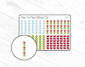 1370~~Winter/Holiday Checklists Planner Stickers.