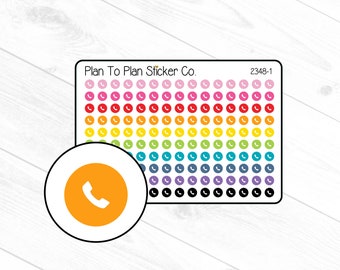 2348-1~~Phone Tiny Icons Planner Stickers.