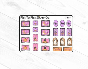 3186-1~~Halloween Planner Stickers.