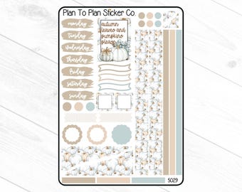 5029~~Pumpkins Please Journaling Kit Planner Stickers.