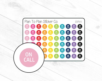 2375-5~~On Call Dots Planner Stickers.