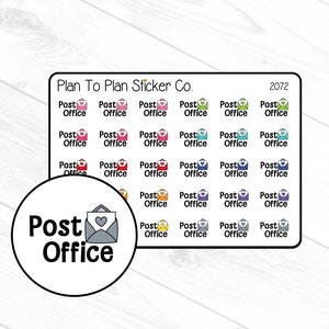 2072~~Post Office Planner Stickers.