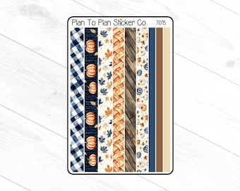 7015~~Hello Pumpkin Washi Planner Stickers.