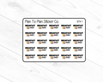 1274-1~~Breakfast Date Planner Stickers.
