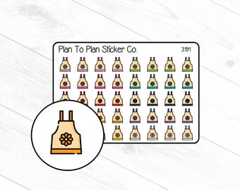 3191~~Cooking Aprons Planner Stickers.