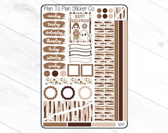 5097~~Halloween Journaling Kit Planner Stickers.