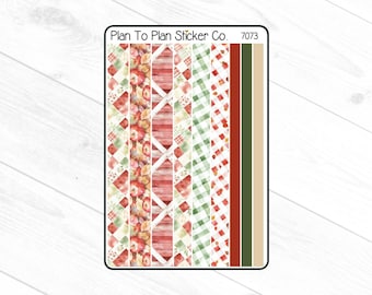 7073~~Cider Sippin' Season Washi Planner Stickers.