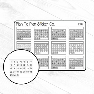 2316~~Monthly Habit Tracker Planner Stickers.