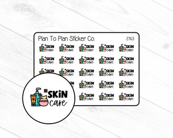 2763~~Skin Care Planner Stickers.
