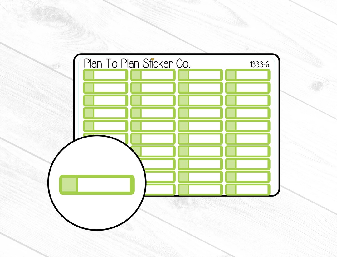 1333-6~~green Appointment Labels Planner Stickers. - Etsy
