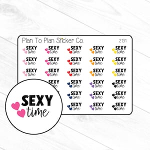 2131~~Sexy Time Planner Stickers.