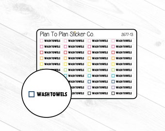 2677-13~~Wash Towels Planner Stickers.