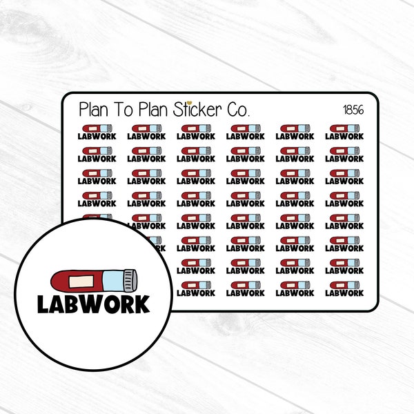 1856~~Lab Work Planner Stickers.