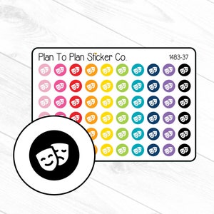 1483-37~~Drama Icon Planner Stickers.